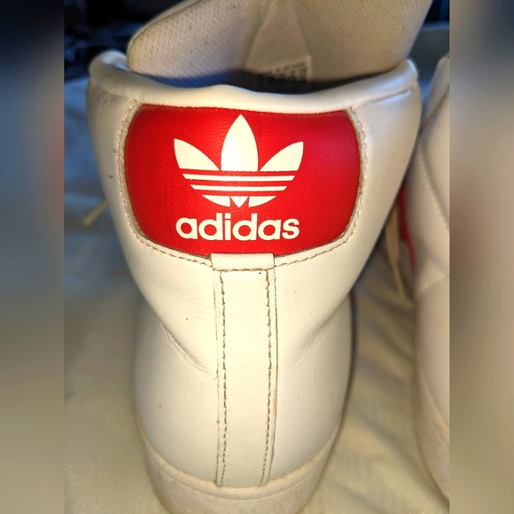 Adidas Men's Pro Model Shell Toe High Tops - Picture 6 of 11